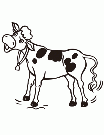 Cartoon Baby Cow