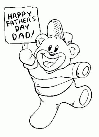 Fathers Day Coloring Pages (17) - Coloring Kids