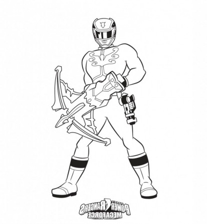 Power Rangers Megaforce Coloring Page - Kids Colouring Pages