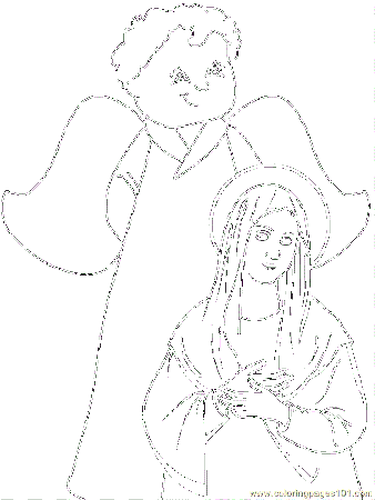 Christmas Story Coloring Pages Nativity