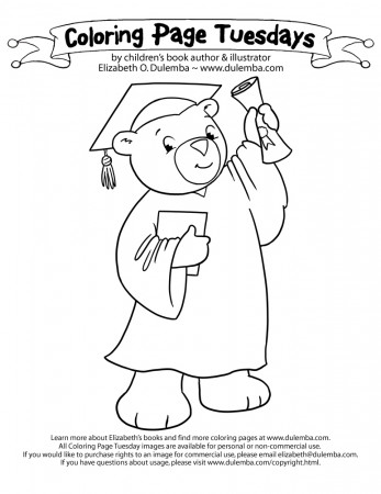 dulemba: Coloring Page Tuesdays - Congratulations Graduates!