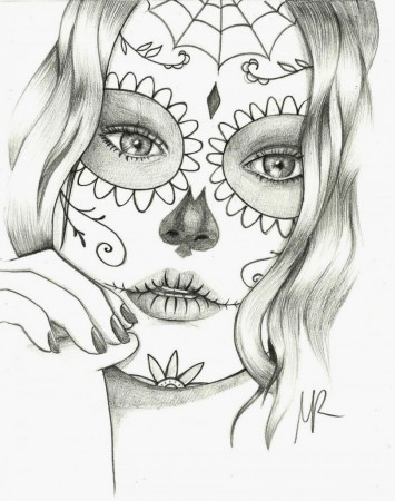 Sugar Skull Printables - Coloring Pages for Kids and for Adults