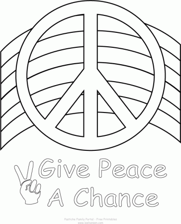 Coloring Pages World Peace - Coloring Pages Now
