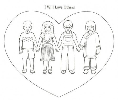 Your neighbors, Love your and Coloring pages