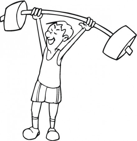 Exercise Coloring Pages Printable