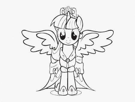 My Little Pony Coloring Pages Princess Twilight Sparkle - My ...
