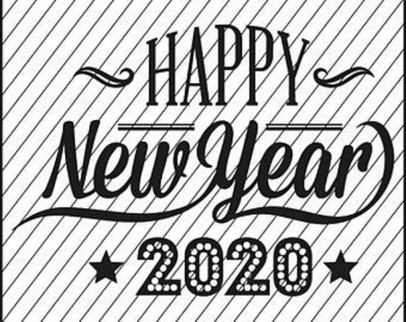 New Year 2020 Coloring Pages Printable Calendars, Crafts, Sheets PDF