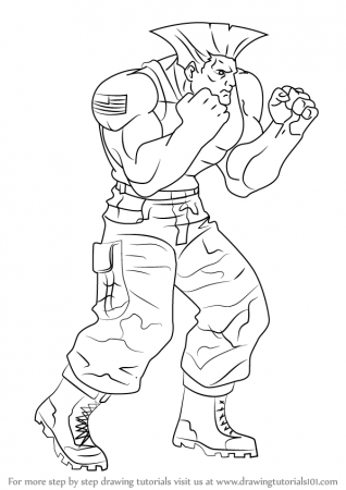 Learn How to Draw Guile from Street Fighter (Street Fighter ...
