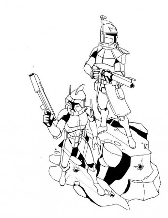 Star Wars Coloring Pages Commander Cody ...pinterest.com