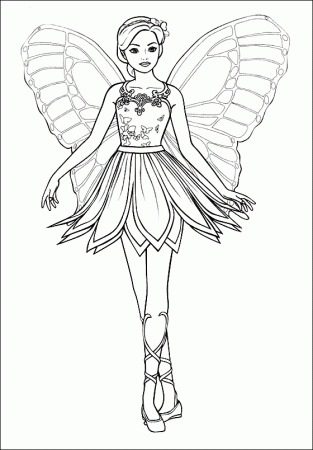 Coloring Pages Barbie A Fashion Fairytale | Coloring pages wallpaper