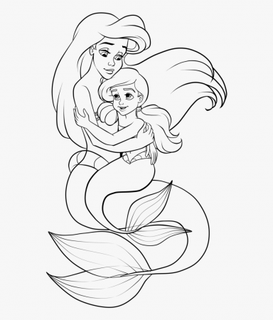 coloring pages : 3427447_clip Art Collection Of Free Ariel Melody Little Coloring  Pages Mermaid Page Mermaid Coloring Page Free ~ mommaonamissioninc