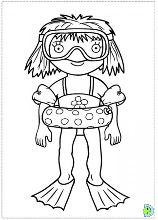Little Princess Coloring page- DinoKids.org
