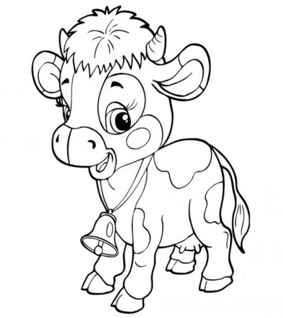 Top 15 Free Printable Cow Coloring Pages Online