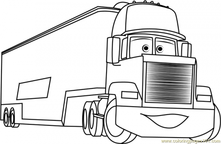 Mack Coloring Page for Kids - Free Cars Printable Coloring Pages Online for  Kids - ColoringPages101.com | Coloring Pages for Kids