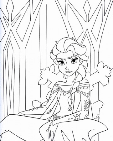 12 (Free) Printable Disney FROZEN Coloring Pages: Anna, Elsa, Olaf... |  FreebieSpot.net