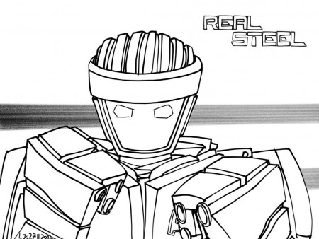 Real Steel Atom Coloring Pages at GetDrawings | Free download