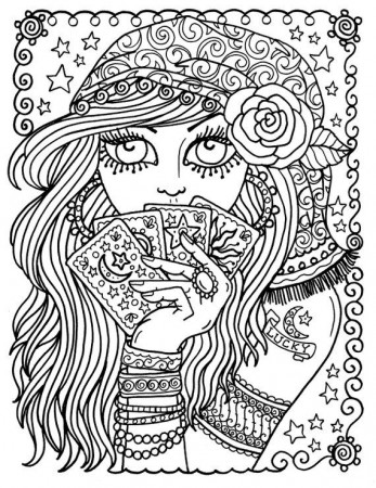 Gypsy coloring pages