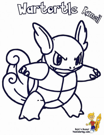 Pokemon Wartortle Coloring Pages Printable | Pokemon coloring ...