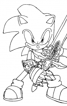 print pictures of sonic | Sonic the Hedgehog Coloring Pages Free ...