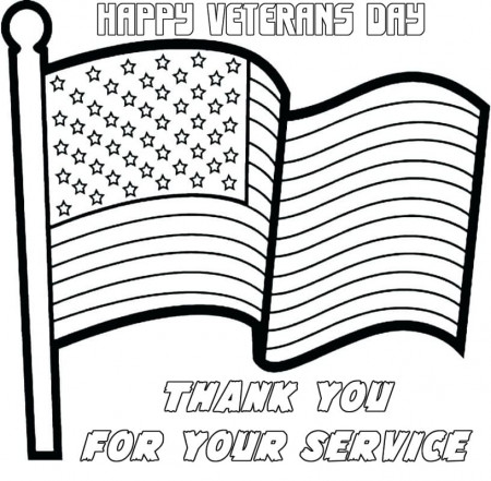 Thank You for Your Service Coloring Page - Free Printable Coloring Pages  for Kids