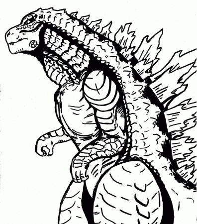 Godzilla 2014 Coloring Pages - HiColoringPages