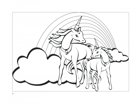 free printable unicorn and pegasus coloring pages - Gianfreda.net