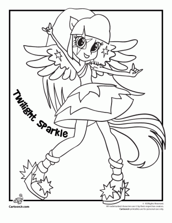 Twilight Sparkle - My Little Pony Rainbow Rocks Girls | Cartoon Jr.