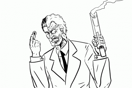 Two Face Coloring Pages Coloring Labs Coloring Home