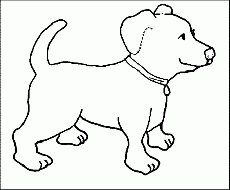 Funny Dogs Small Happy Dog Color Puppy Dog Coloring Page ...