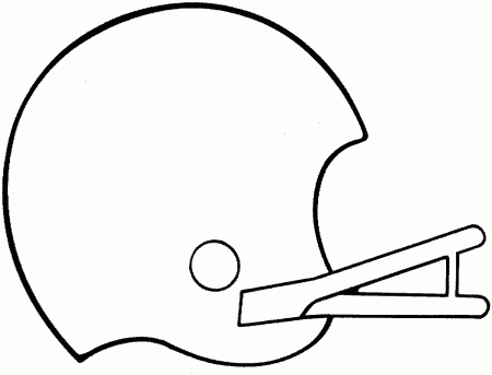 Blank Football Helmet Coloring Page - Coloring Pages for Kids and ...