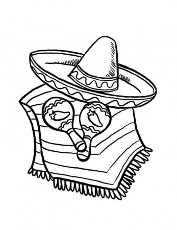 Cinco de Mayo Coloring Pages - Best Coloring Pages For Kids | Coloring pages,  Coloring pages for kids, Dance coloring pages