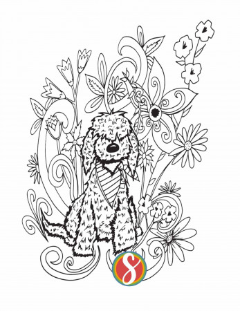 Free Dog Coloring — Stevie Doodles
