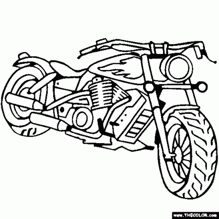 Motorcycles, Motocross, Dirt Bike Online Coloring Pages | Page 1
