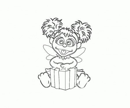 Sesame Street Abby Coloring Pages | Nucoloring.xyz