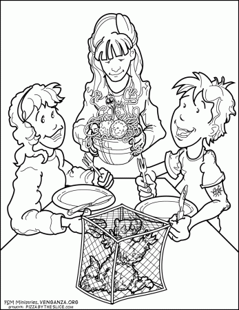 FREE Printable Kid's Coloring Book Pages | Pizza By The Slice