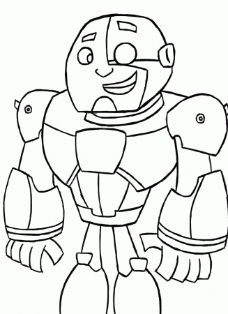 Coloring: Cyborg Teen Titans Go Coloring Pages Image Gallery Lapse ...