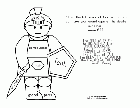 Awesome Armor Of God Coloring Pages Cool Coloring Inspiring Ideas ...