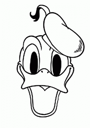 Selfie Donald Duck Coloring Pages - NetArt
