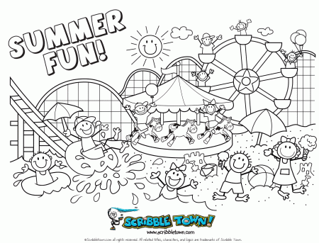 Coloring Pages: Free Coloring Pages Of Summer Seasons For Kids ...