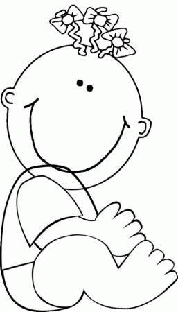 baby girl coloring page 427643 Â« Coloring Pages for Free 2015