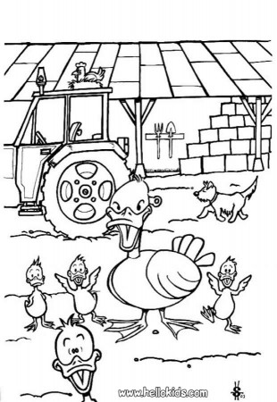 FARM ANIMAL coloring pages - Rabbit family