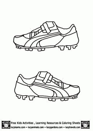 Soccer Coloring Pages Kids Soccer Gear,Lucy Learns Soccer Coloring 