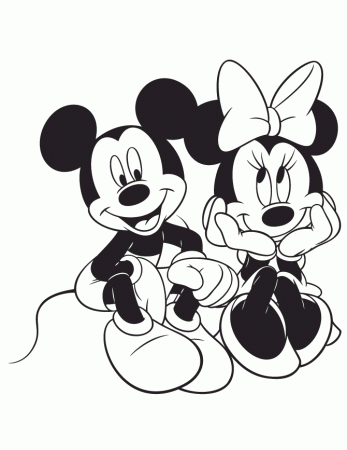 Minnie Mouse Coloring Pages