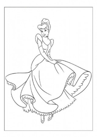 Beautiful Cinderella « Printable Coloring Pages