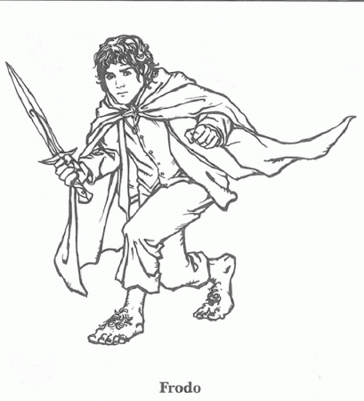 Lord of the Rings Coloring Pages 1 | Free Printable Coloring Pages 