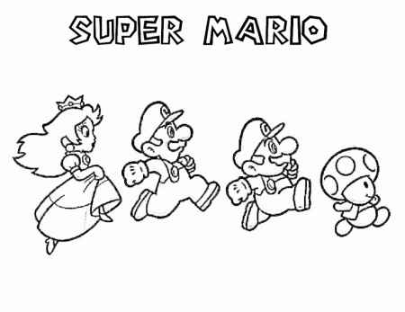 Coloring Pages Spectacular Mario Brothers Coloring Pages Picture 