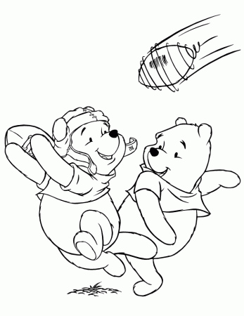 Classic Pooh Coloring Pages 175 | Free Printable Coloring Pages