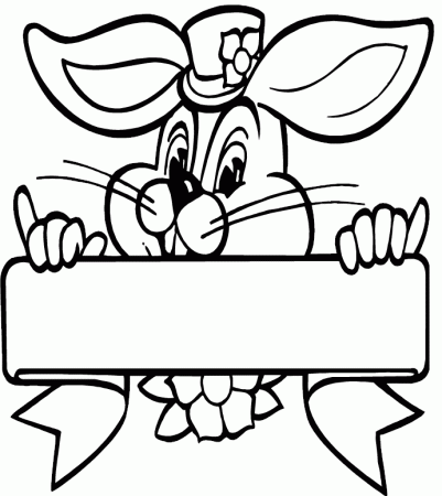 coloring pages easter bunnies ~ studentdrivers