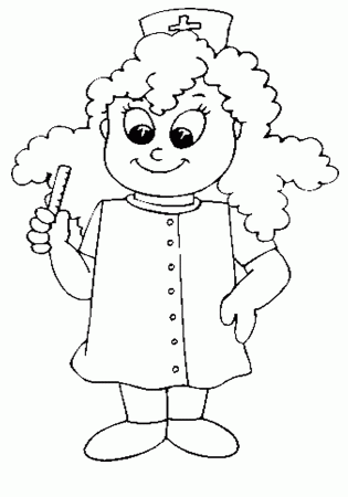 Nurse Printable Coloring Pages Photo - Doctor Day Coloring Pages 