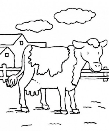 Download Cow Coloring Pages Animal Farm Or Print Cow 